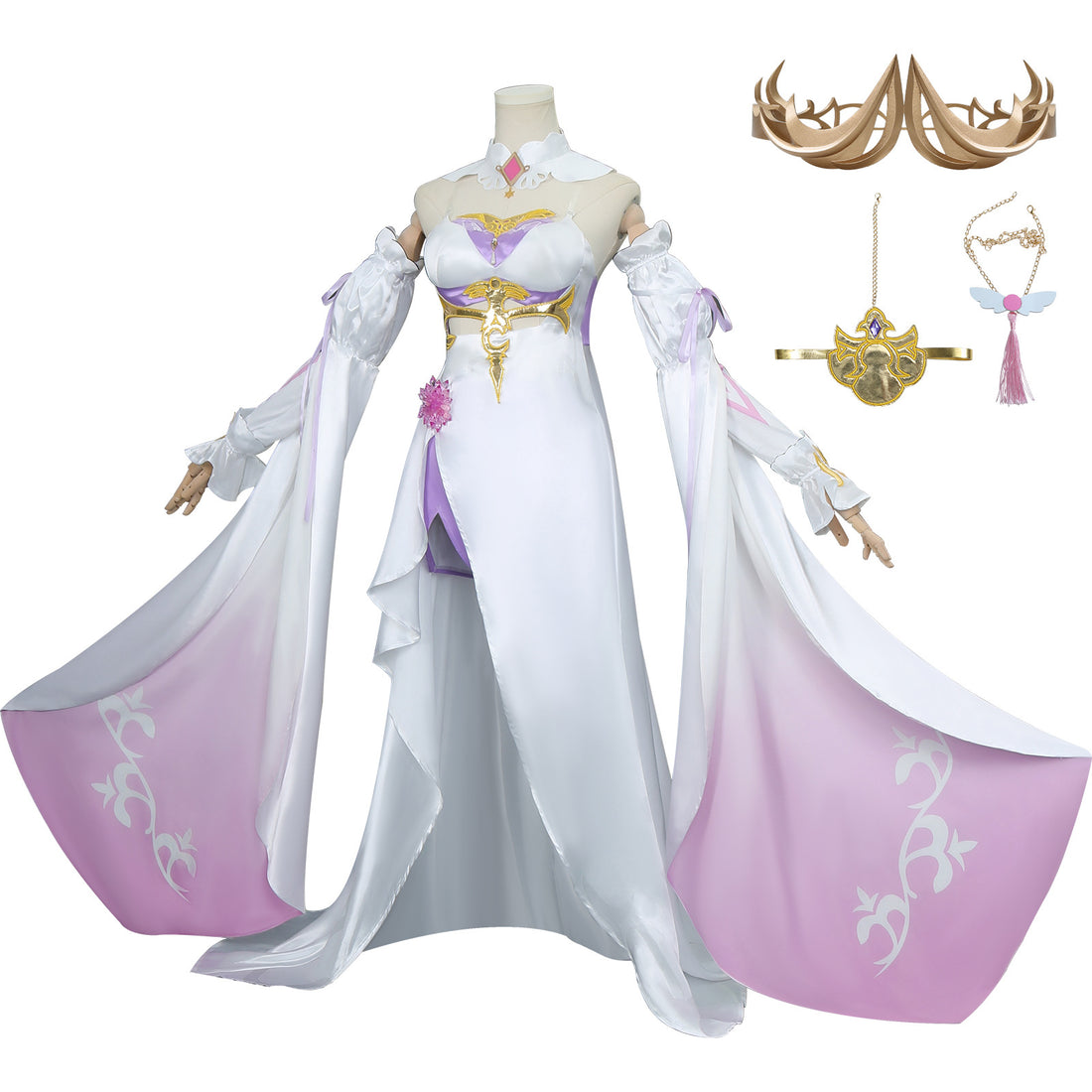 Game Honkai Impact 3 Elysia Angel Returns Fullset Cosplay Costumes