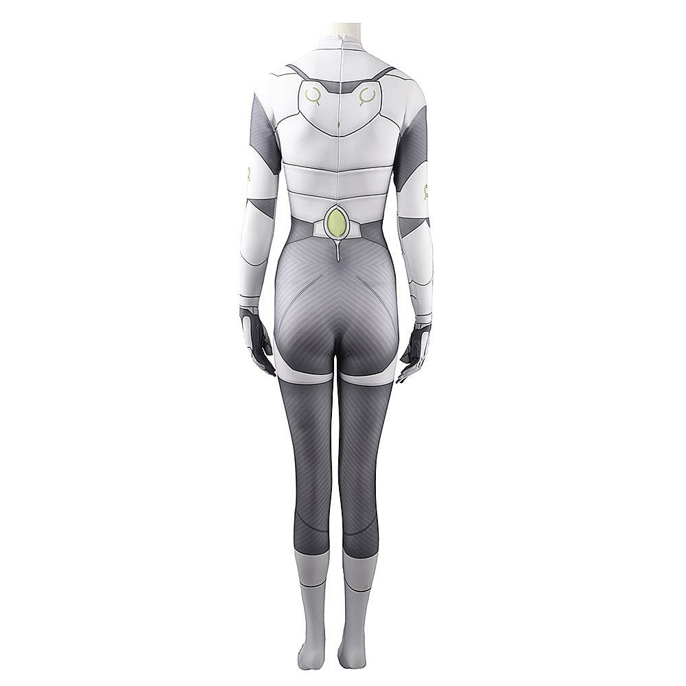 game genji girl overwatch jumpsuits cosplay costume kids adult halloween bodysuit