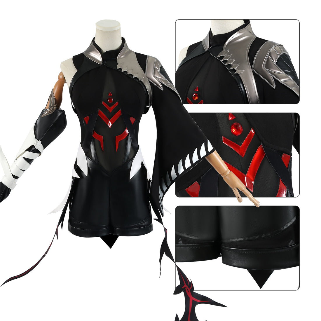 Game Honor of Kings Ying Dark Feather Lord Skin Cosplay Costumes