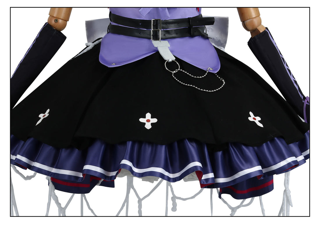 Identity V Gardener Emma Woods Halloween Purple Cosplay Costumes