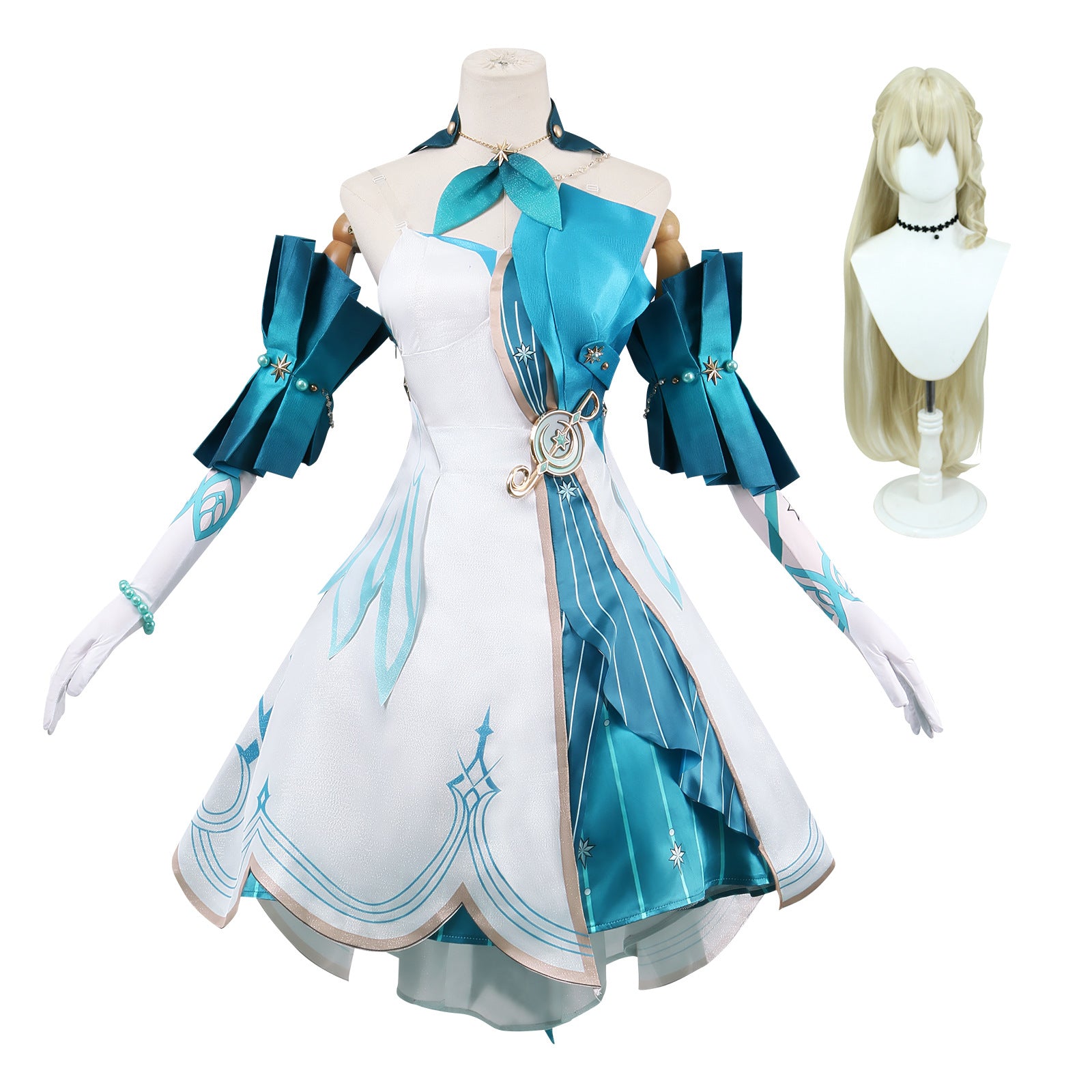 Game Honkai: Star Rail Golden Robin Aventurine Cosplay Costumes
