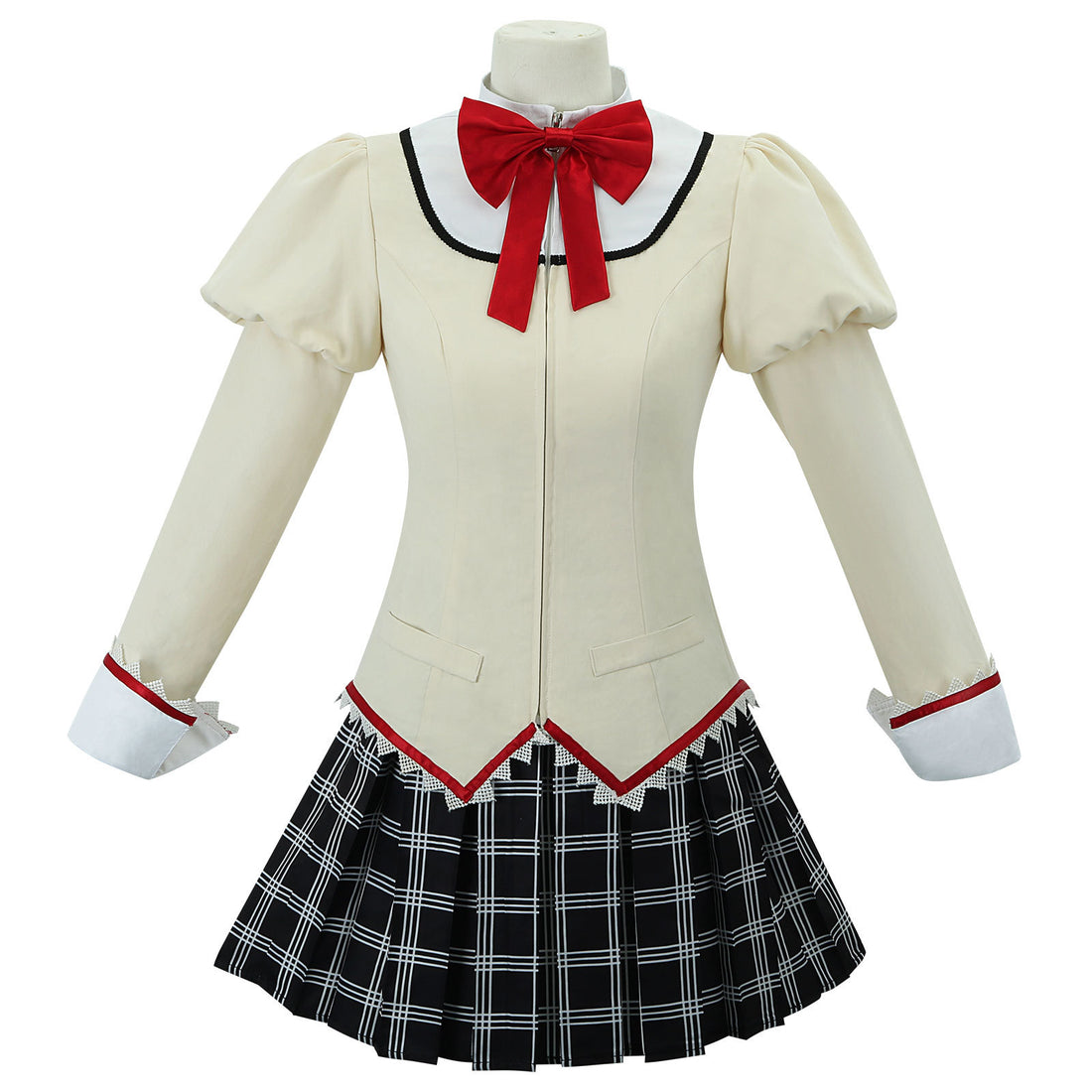Puella Magi Madoka Magica School Uniform Fullset Cosplay Costumes
