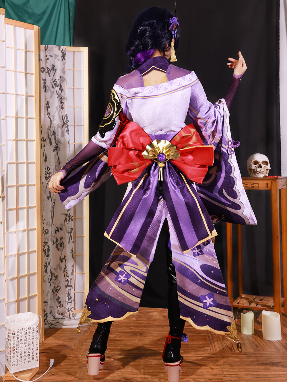 Genshin Impact Raiden Shogun Adult Full Set Cosplay Costume
