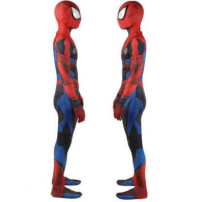 play arts kai spider man jumpsuits cosplay costume kids adult halloween bodysuit