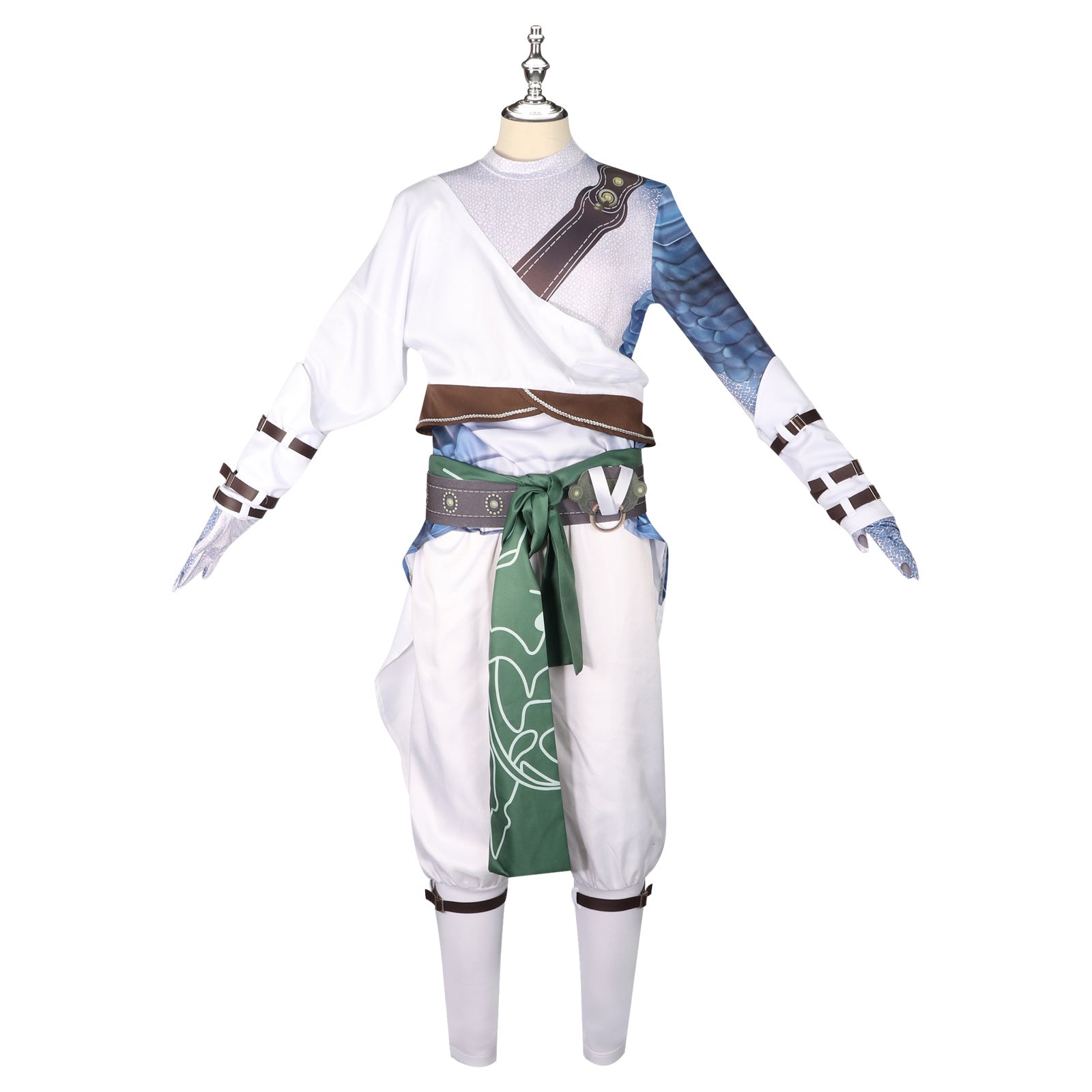 Black Myth Wukong Black Wind Mountain White Xiushi Full Set Cosplay Costumes