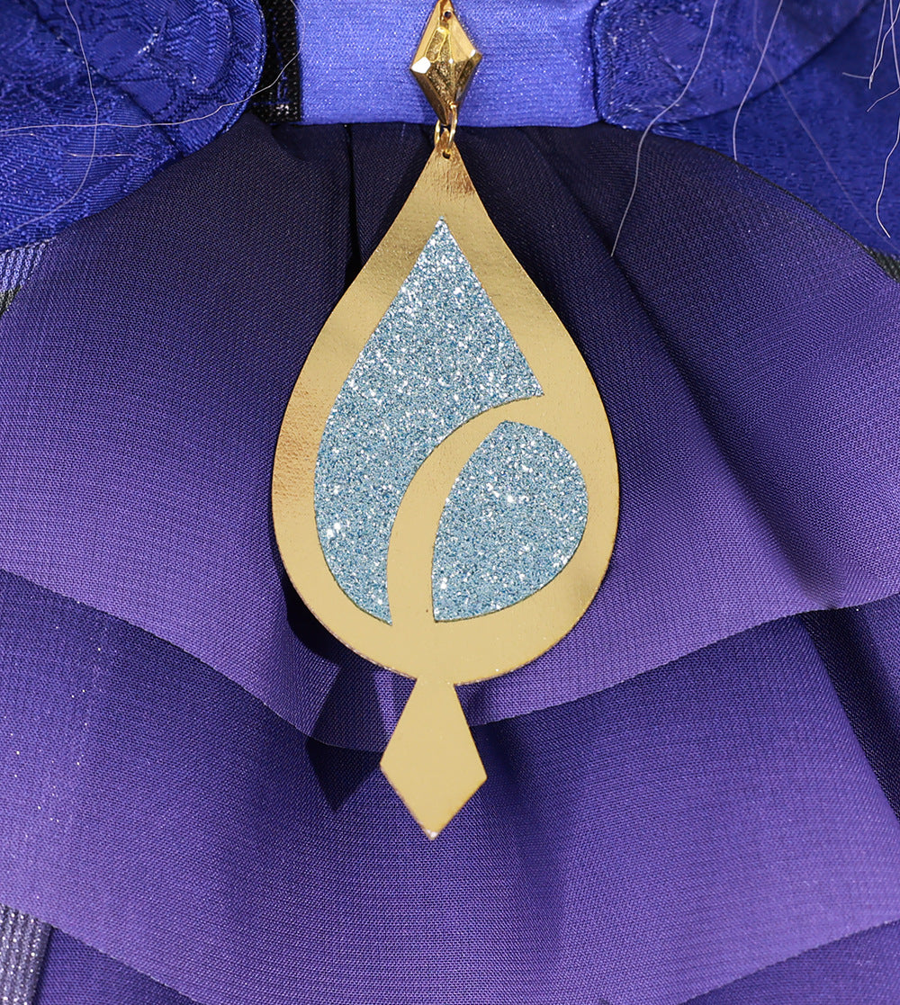 Genshin Impact Black Furina Focalors Full Set Cosplay Costume