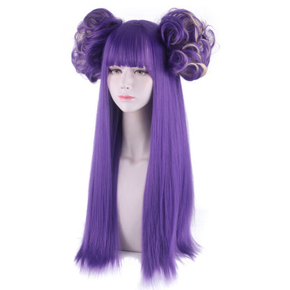 fgo fate grand order nitocris kimono version purple cosplay wigs