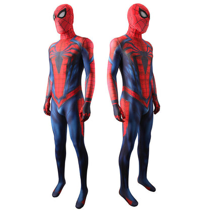 the amazing ps4 spiderman jumpsuits cosplay costume kids adult halloween bodysuit