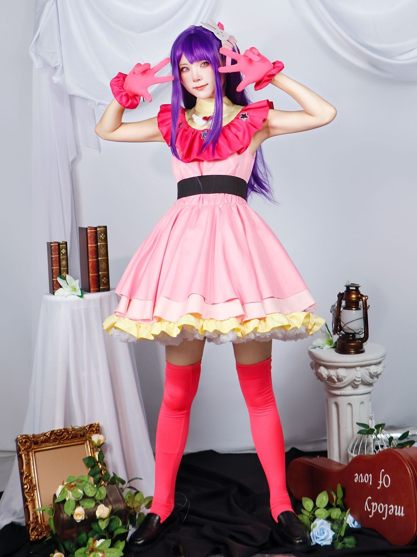 Oshi no Ko Hoshino Ai Adult Full Set Cosplay Costume