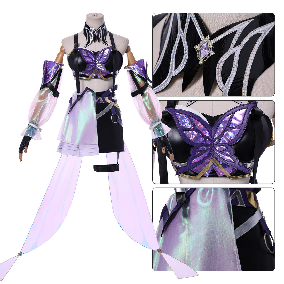 Honor of Kings Ake Source Dream Series Butterfly Cosplay Costumes