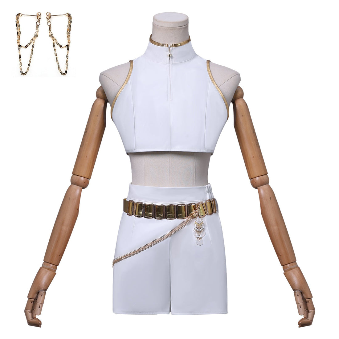KPop Demon Hunters Rumi White Outfit Adult Kids Cosplay Costumes