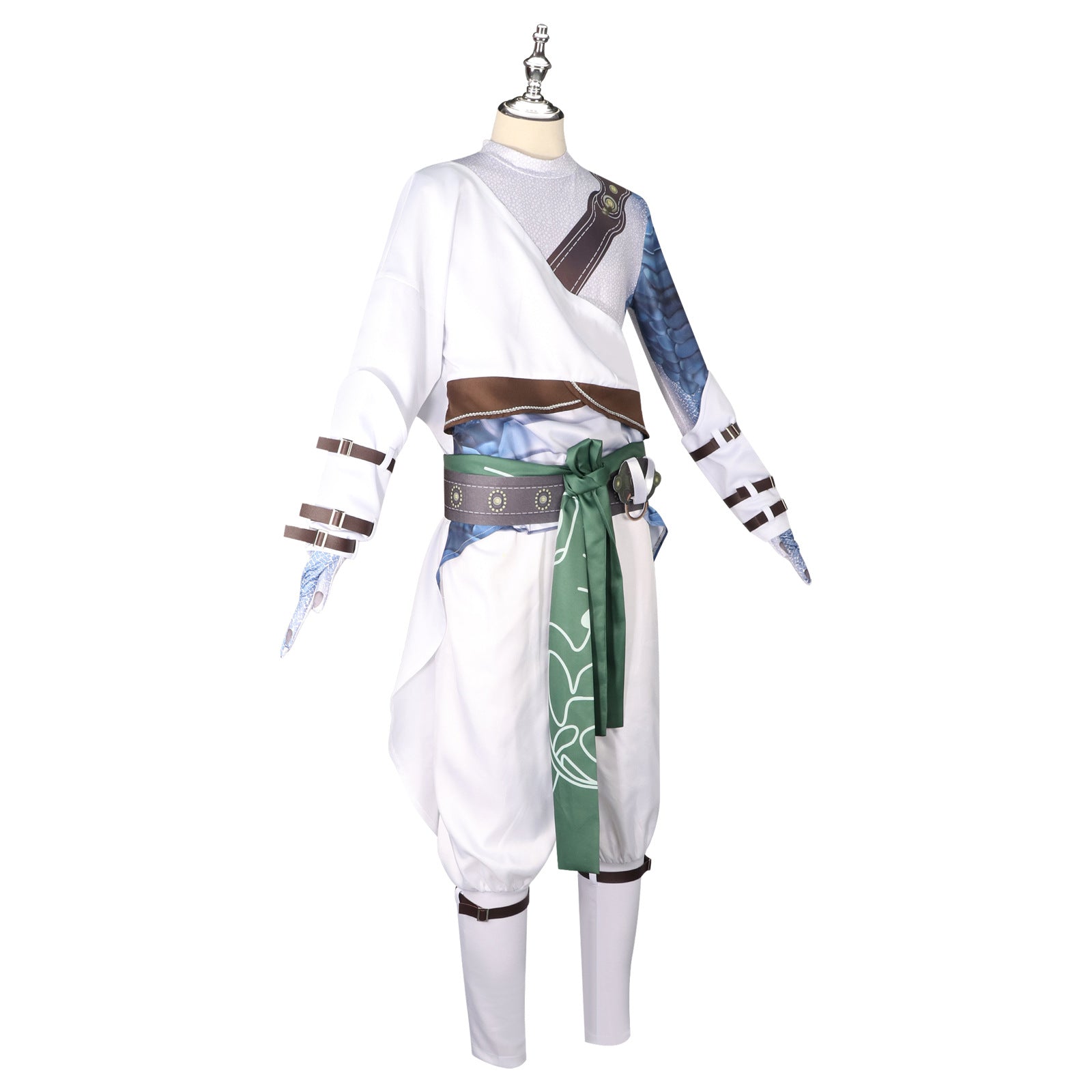 Black Myth Wukong Black Wind Mountain White Xiushi Full Set Cosplay Costumes