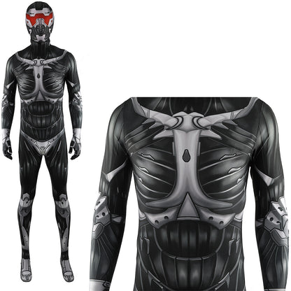 Game Crysis 3 Prophet Jumpsuits Cosplay Costume Kids Adult Halloween Bodysuit - coscrew