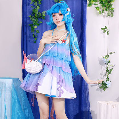 Honor of Kings Dolia Mermaid Full Set Cosplay Costume