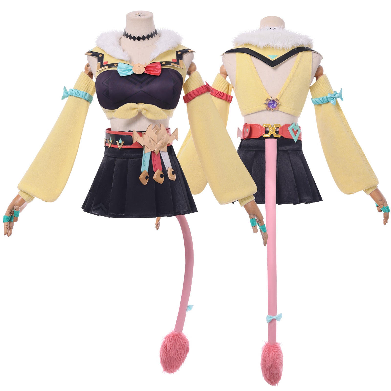 Genshin Impact Varesa Shirt Skirt Tail Fullset Cosplay Costumes