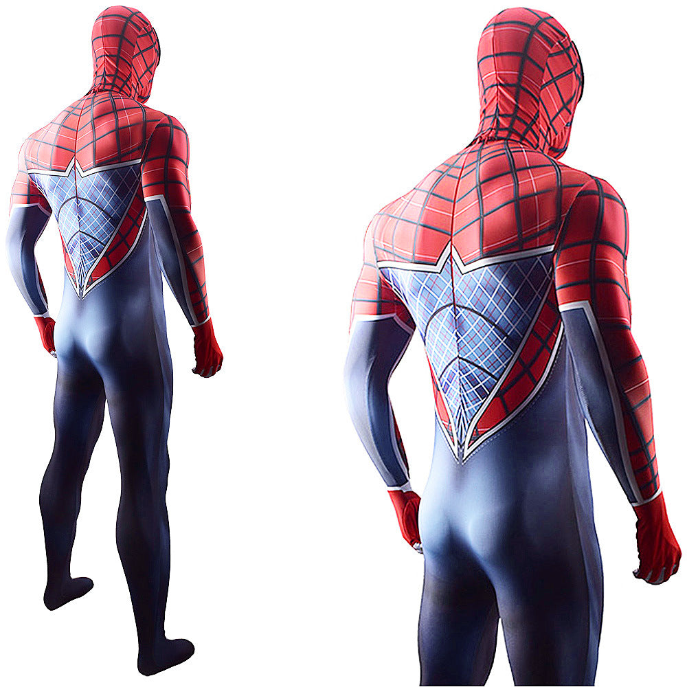 ps4 punk spider man jumpsuits cosplay costume kids adult halloween bodysuit