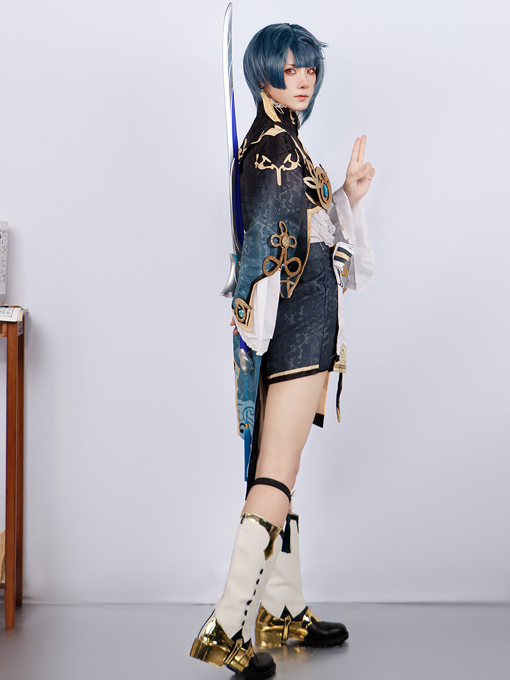 Genshin Impact Xingqiu Adult Full Set Cosplay Costume
