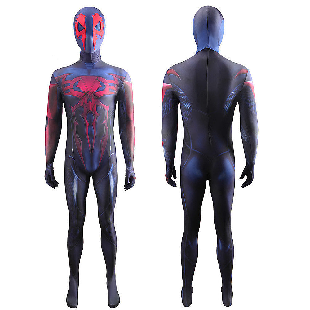 ps4 2099 spiderman jumpsuit cosplay costume kids adult halloween bodysuit