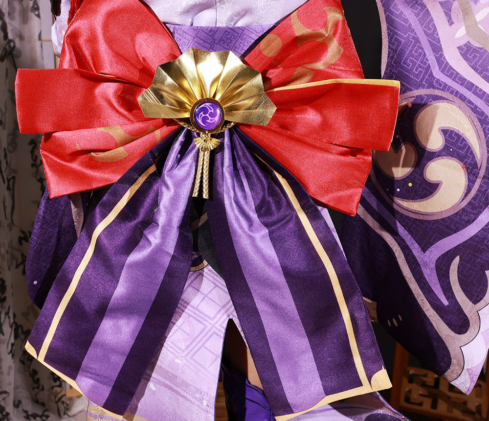 Genshin Impact Raiden Shogun Adult Full Set Cosplay Costume