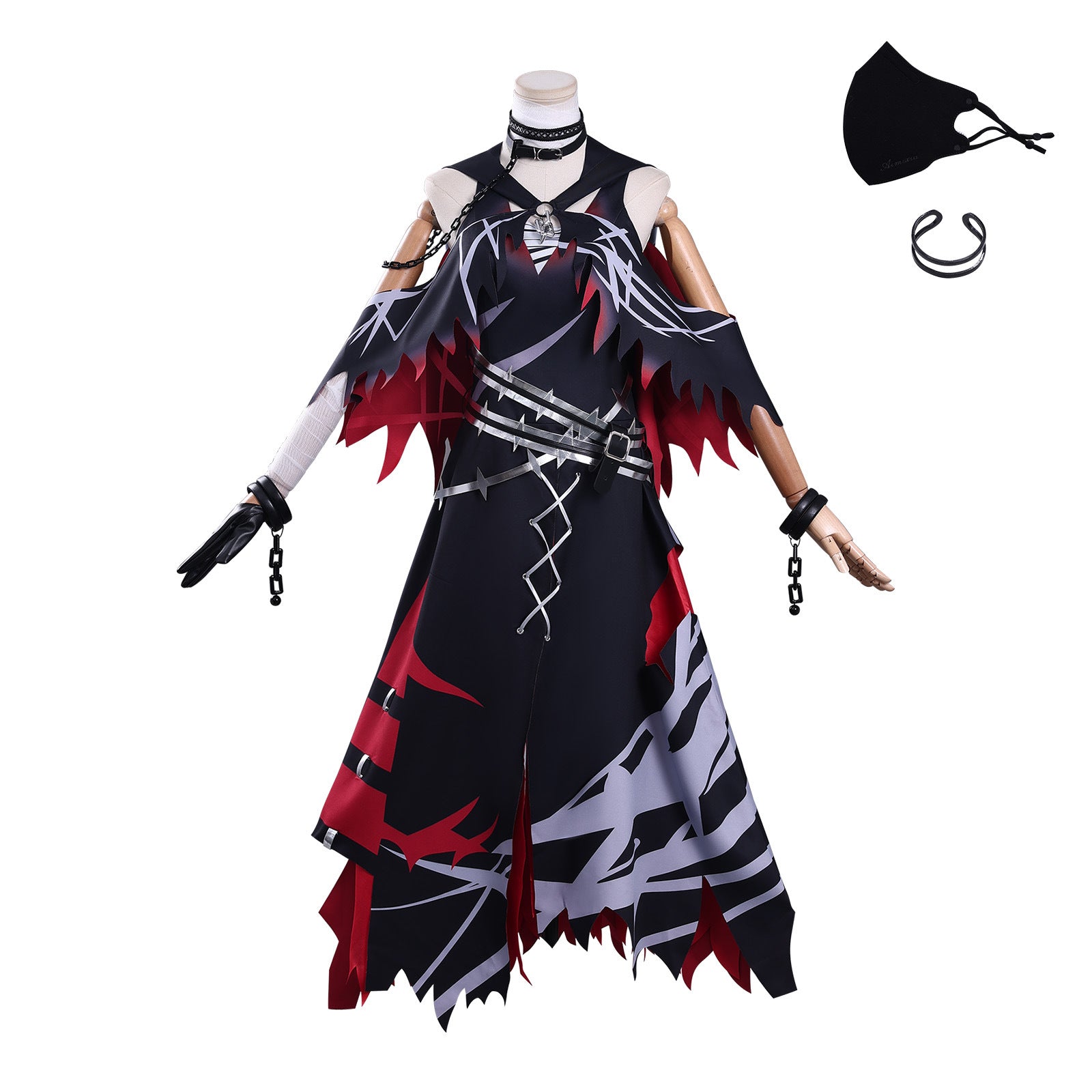 Magical Girl Witch Trials Shitou Arisa Dress Cosplay Costumes