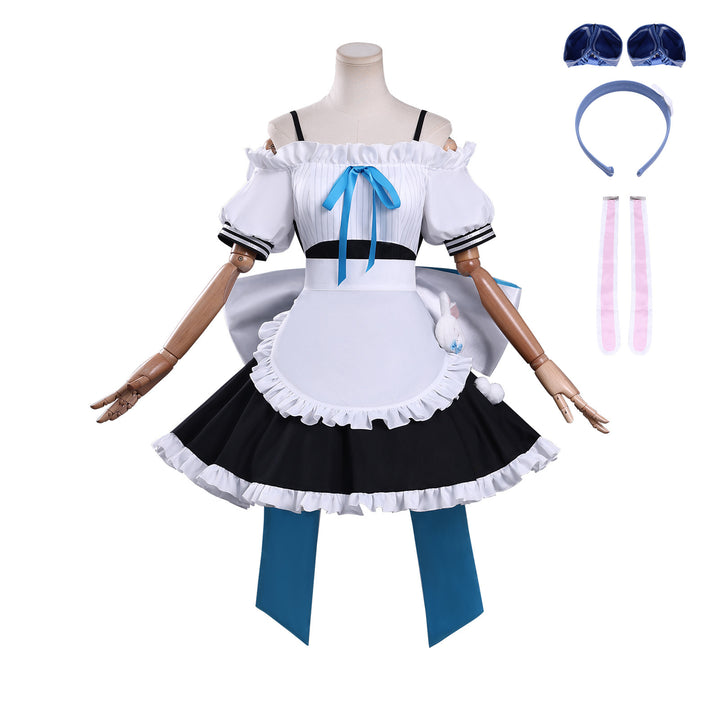 Game Azur Lane Laffey X Don Quijote Maid Outfit Cosplay Costumes