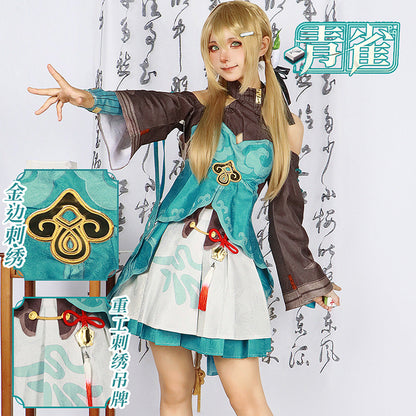 Honkai: Star Rail Qingque Full Set Adult Cosplay Costume