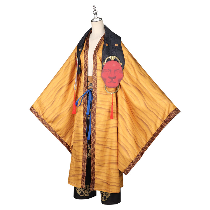 Black Myth Wukong Demon King Huang Mei Full Set Cosplay Costumes