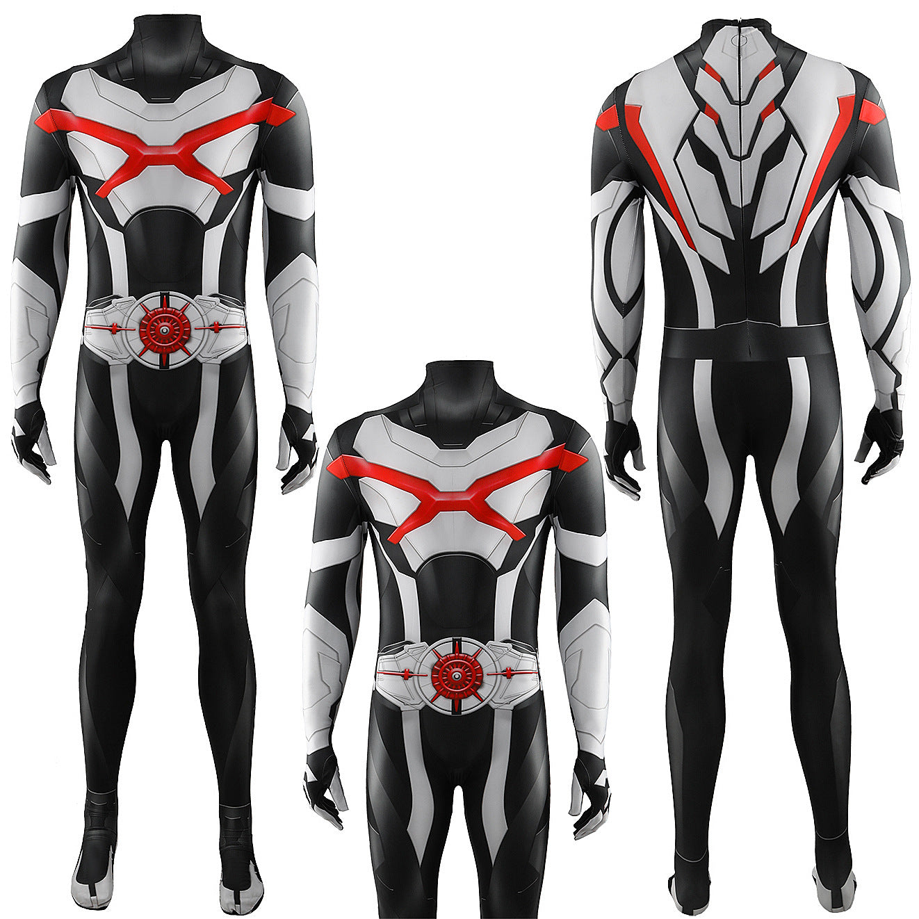 Kamen Rider Ark Zero Zero-One Jumpsuits Costume Kids Adult Halloween Bodysuit - coscrew