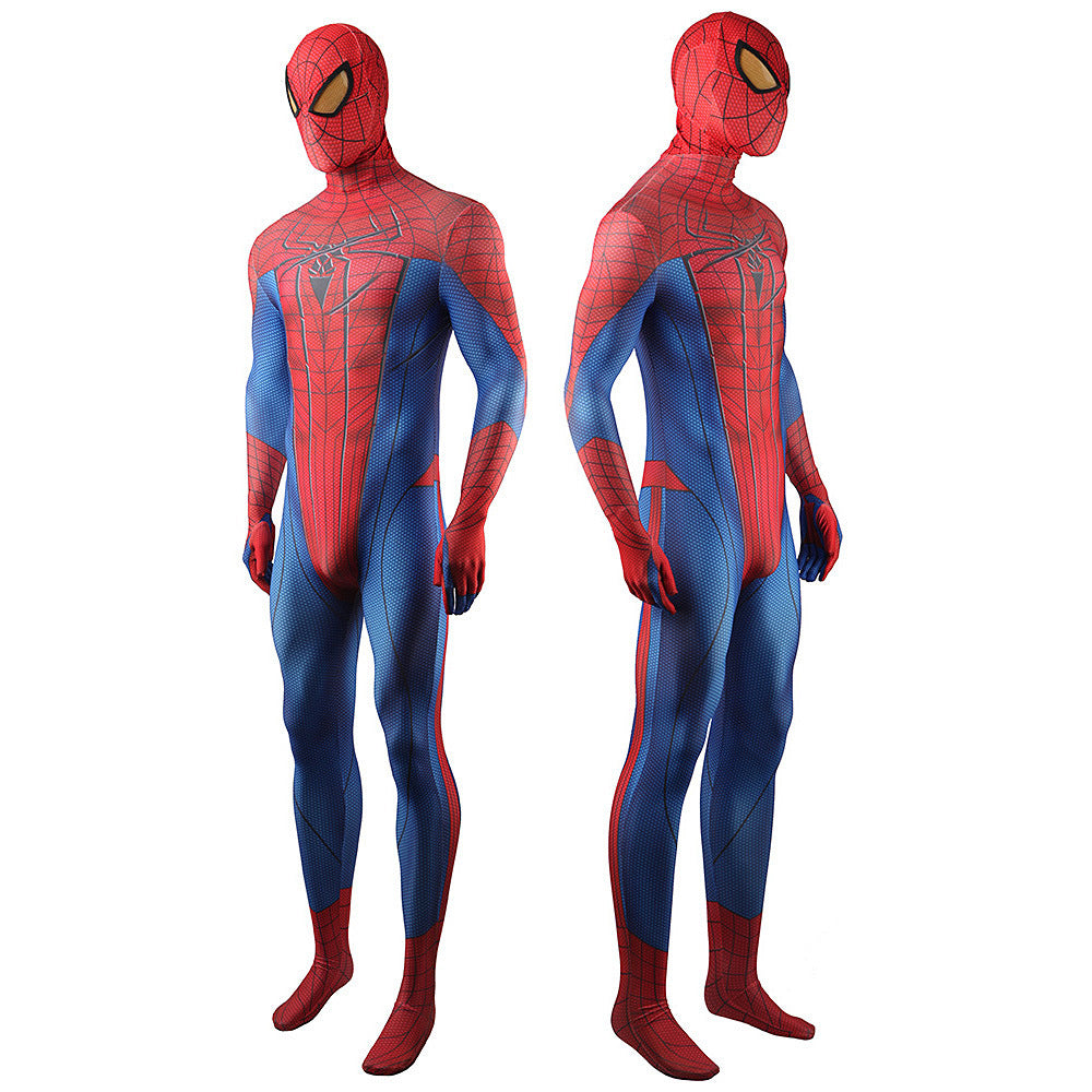 Upgraded The Amazing Spider-man Jumpsuits Costume Kids Adult Halloween Bodysuit - coscrew