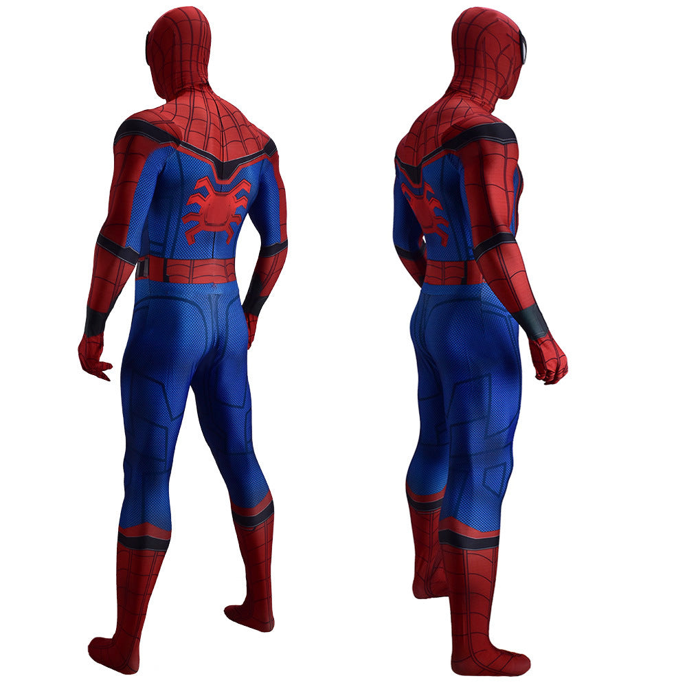 Spider-man Homecoming Peter Parker Jumpsuits Costume Kids Adult Halloween Bodysuit