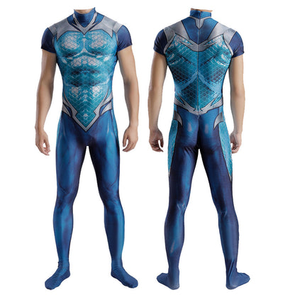 aqualad teen titans garth tempest jumpsuits costume kids adult halloween bodysuit