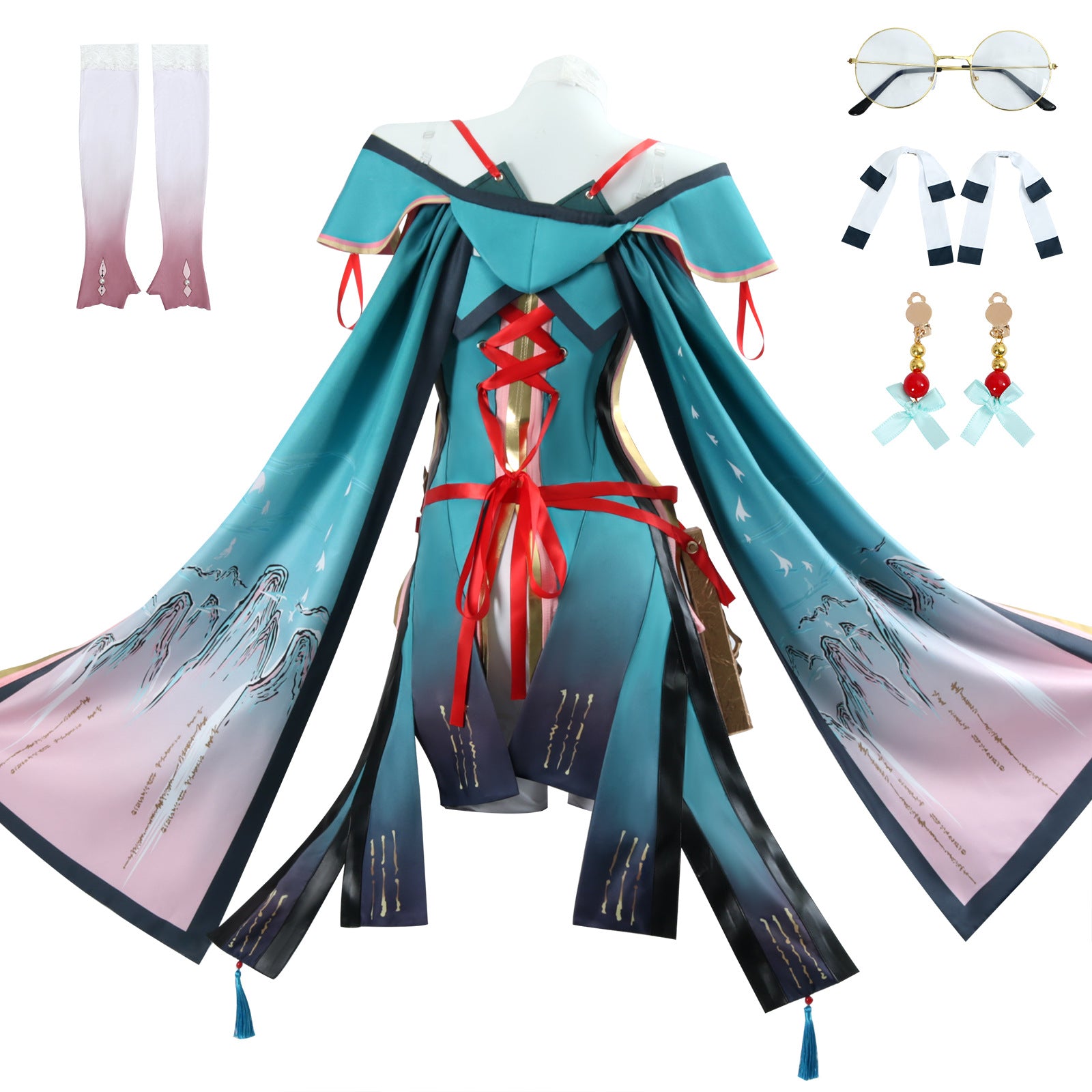 Game Wuthering Waves Zhezhi Full Set Outfit Cosplay Costumes