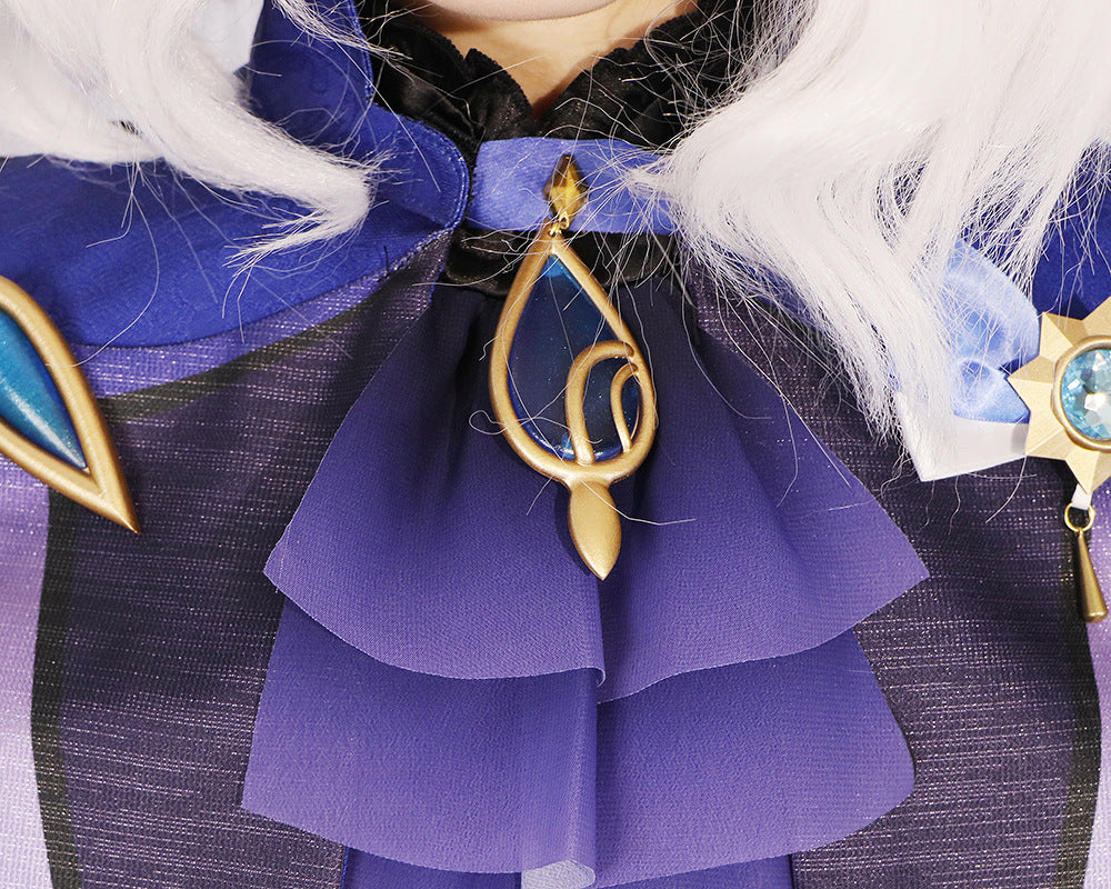 Genshin Impact Black Furina Focalors Full Set Cosplay Costume