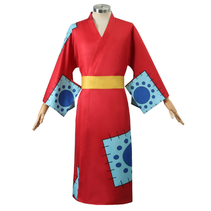 Anime Navigation Wano Country Monkey D. Luffy Kimono Cosplay Costumes