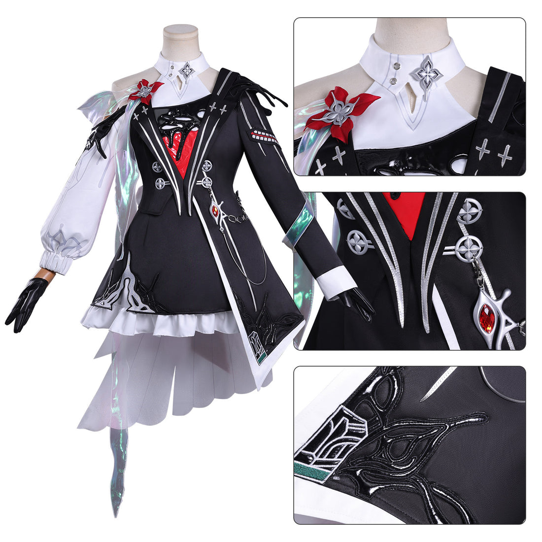 Game Honkai: Star Rail March 7th Evernight Fullset Cosplay Costumes