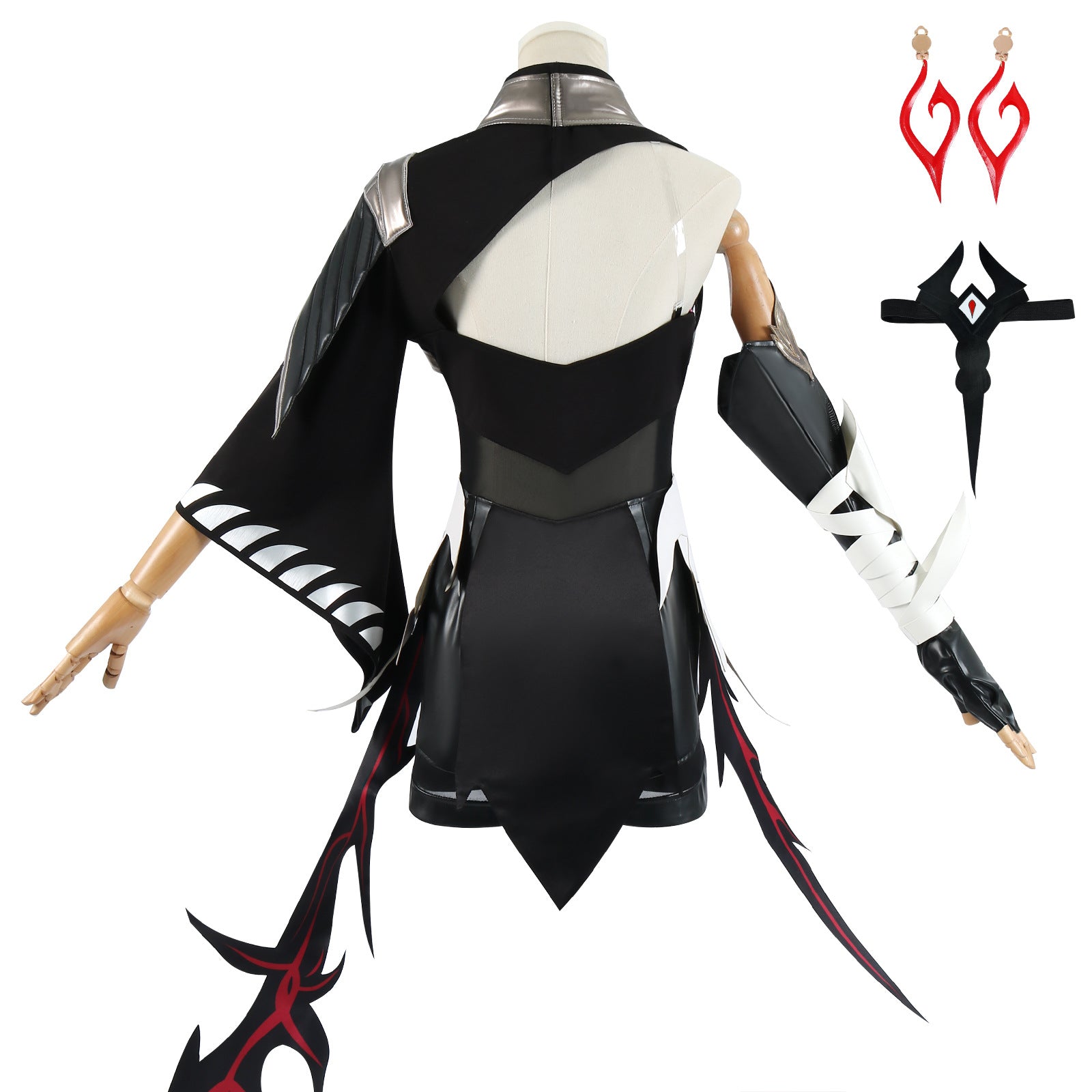 Game Honor of Kings Ying Dark Feather Lord Skin Cosplay Costumes
