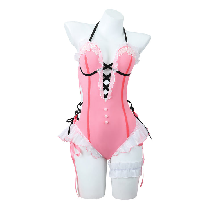 Naraka: Bladepoint Feria Shen Early Summer Crimson Berry Swimsuit Costumes