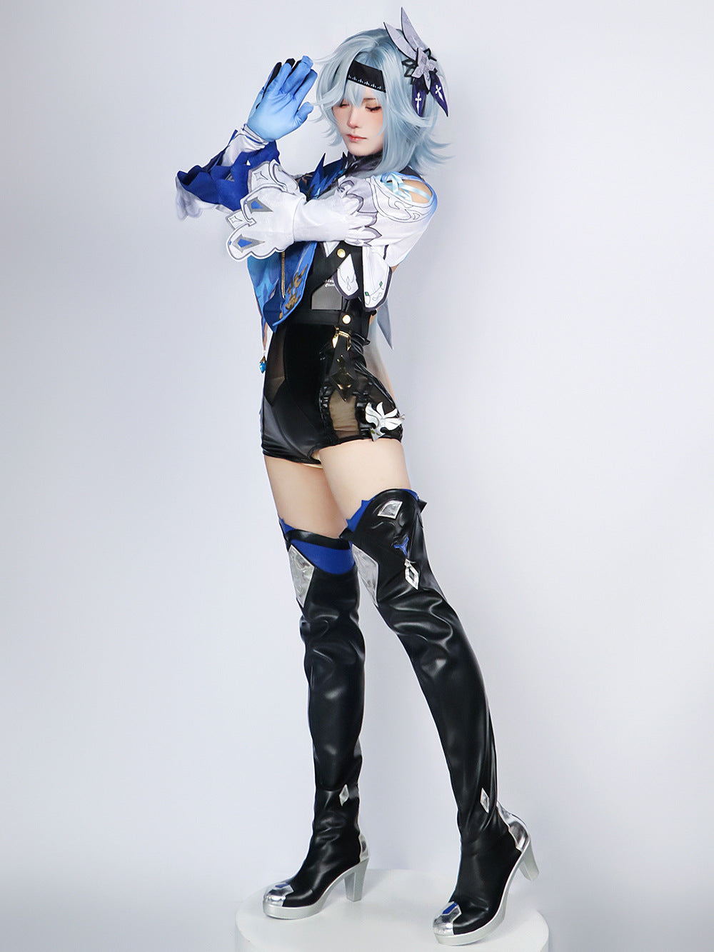 Genshin Impact Eula Lawrence Full Set Cosplay Costume