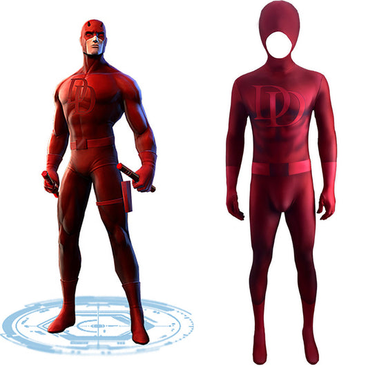 daredevil jumpsuits cosplay costume kids adult halloween bodysuit