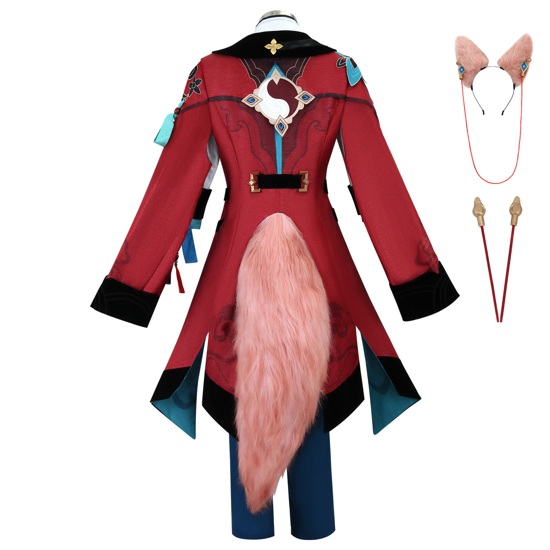 Game Honkai: Star Rail Jiao Qiu Fullset with Tail Cosplay Costumes