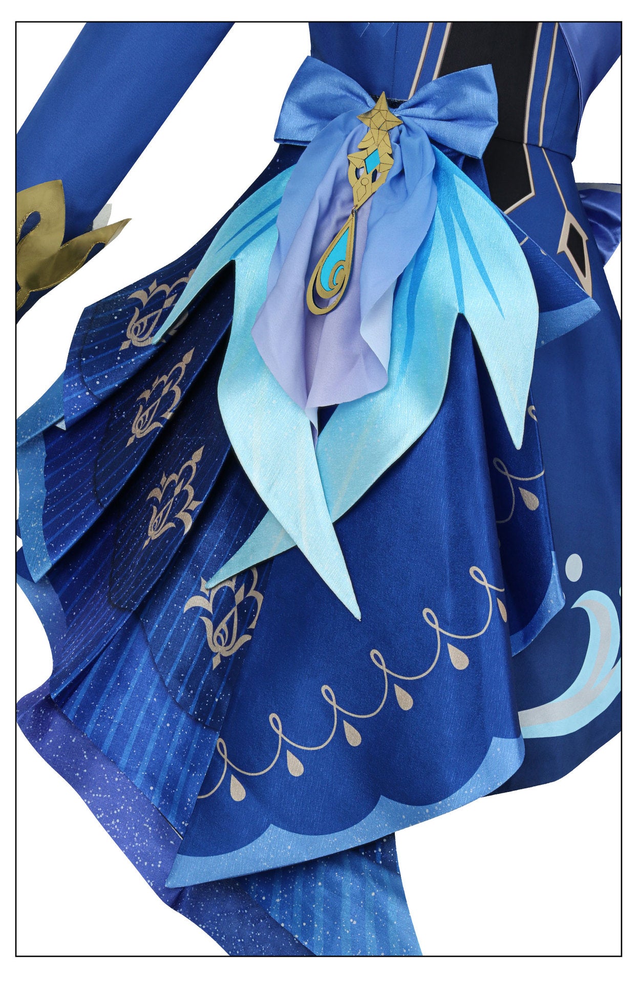 Genshin Impact Focalors Furina de Fontaine Black Cosplay Costumes