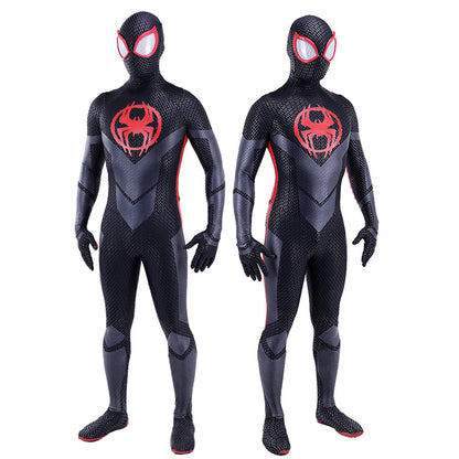 miles morales spider man across the spider verse jumpsuits costume bodysuit