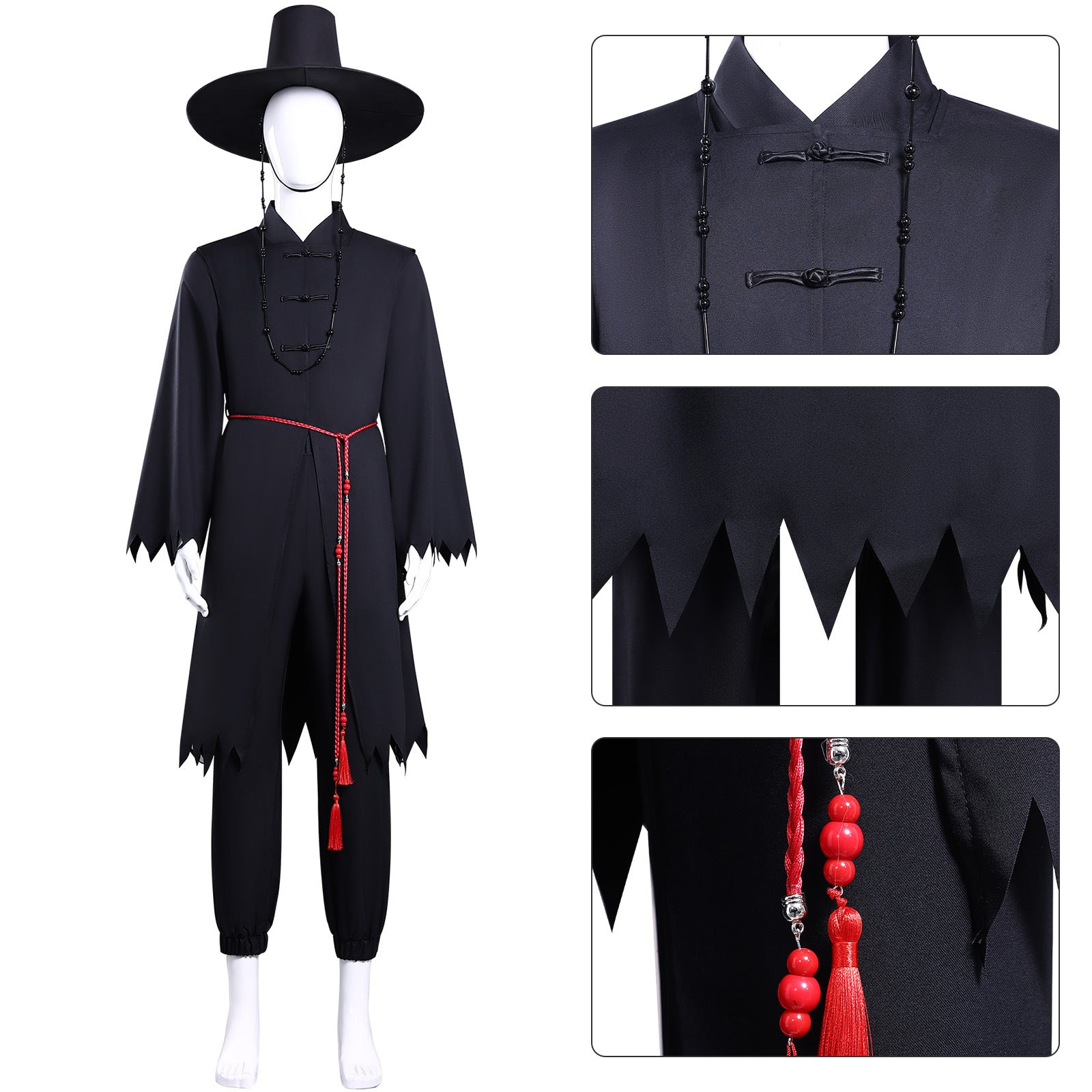 KPop Demon Hunters Saja Boys Jinu Combat Suit Cosplay Costumes