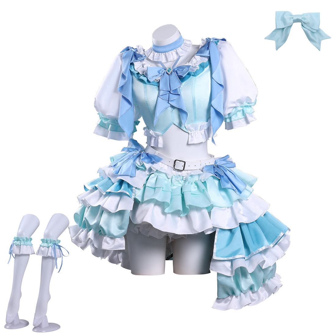 Puella Magi Madoka Magica Miki Sayaka Stage Outfit Cosplay Costumes