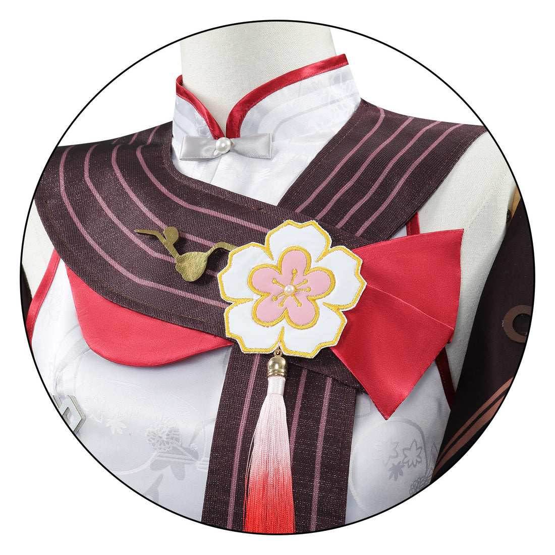 Genshin Impact Lantern Rite Hu Tao Crimson Snow Cosplay Costumes