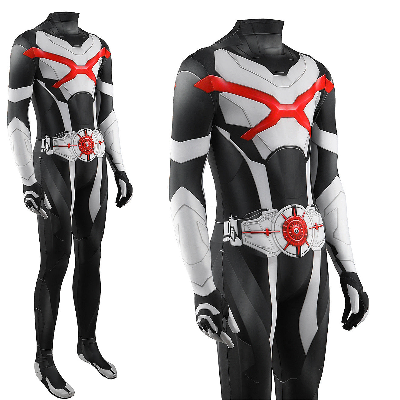 Kamen Rider Ark Zero Zero-One Jumpsuits Costume Kids Adult Halloween Bodysuit - coscrew