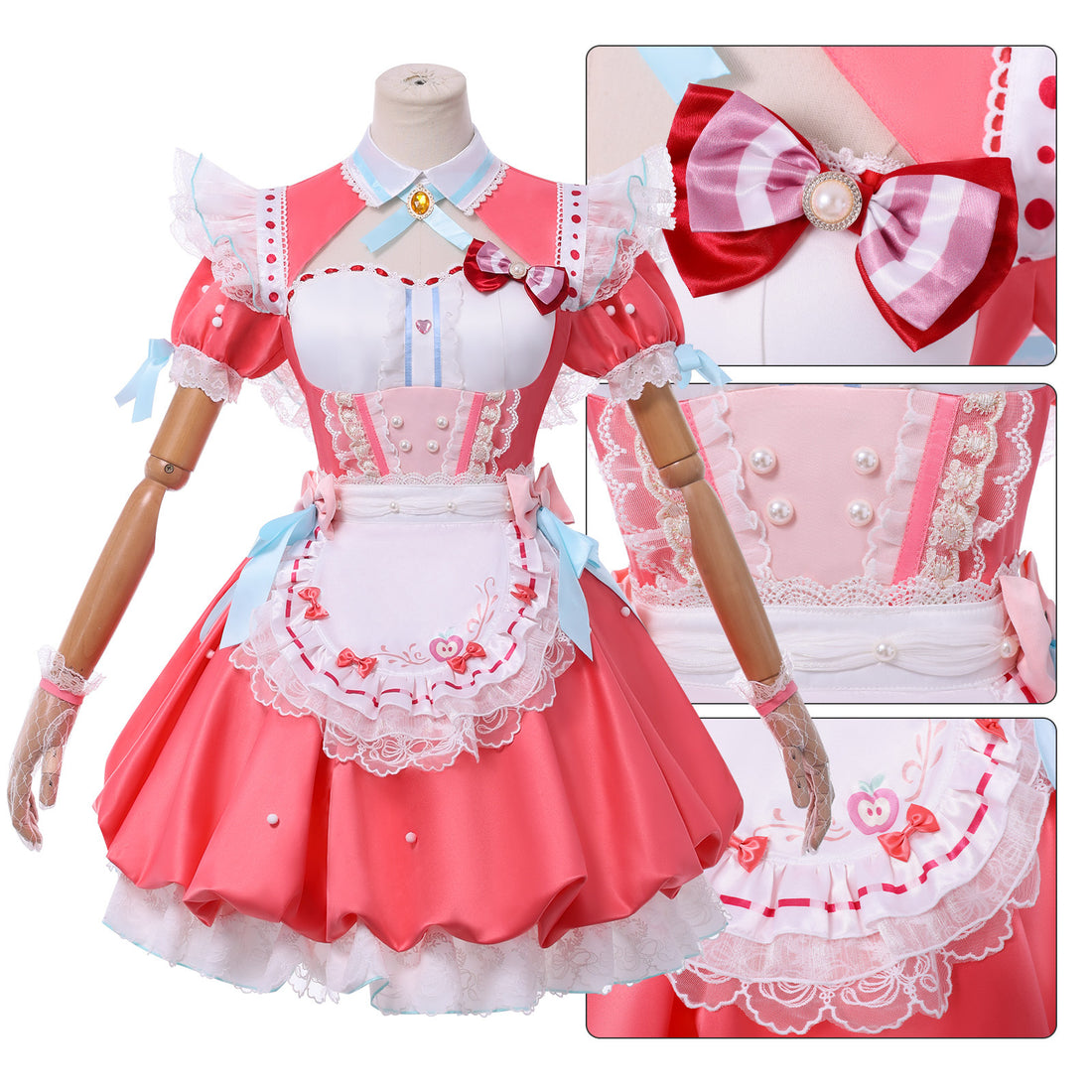 Naraka: Bladepoint Kurumi Kitty Maid Outfit Cosplay Costumes