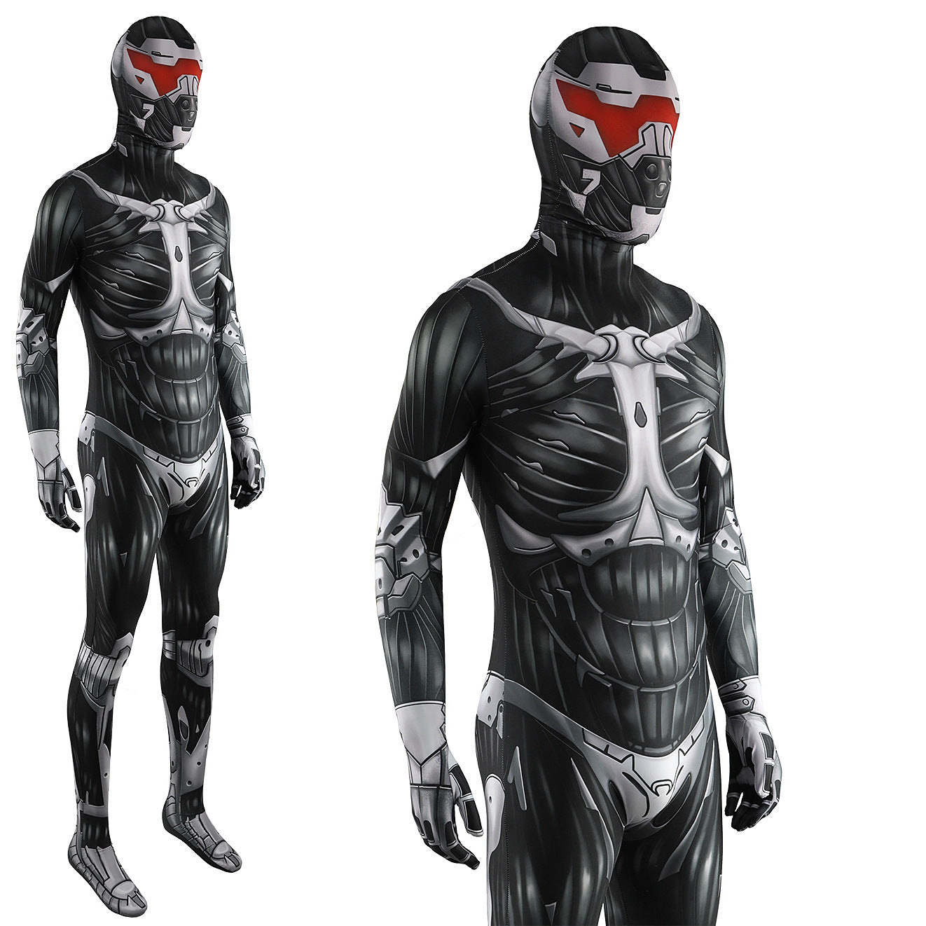 Game Crysis 3 Prophet Jumpsuits Cosplay Costume Kids Adult Halloween Bodysuit - coscrew