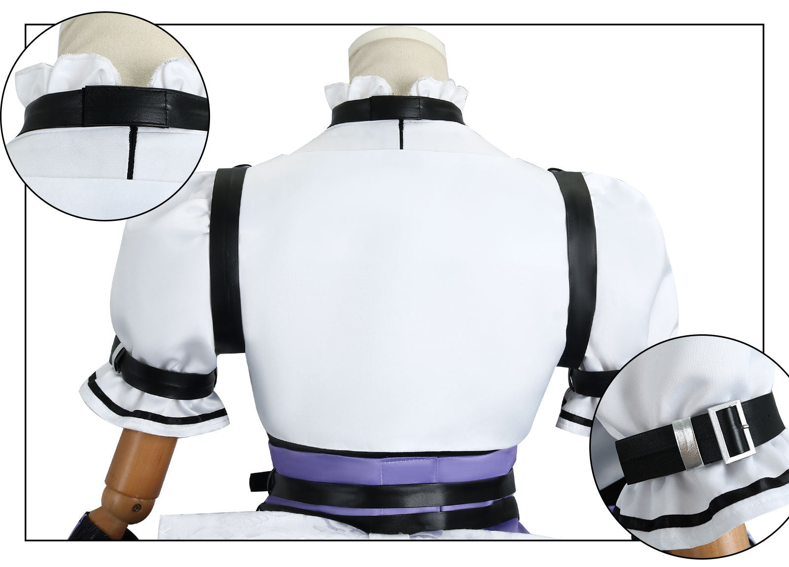 Identity V Gardener Emma Woods Halloween Purple Cosplay Costumes