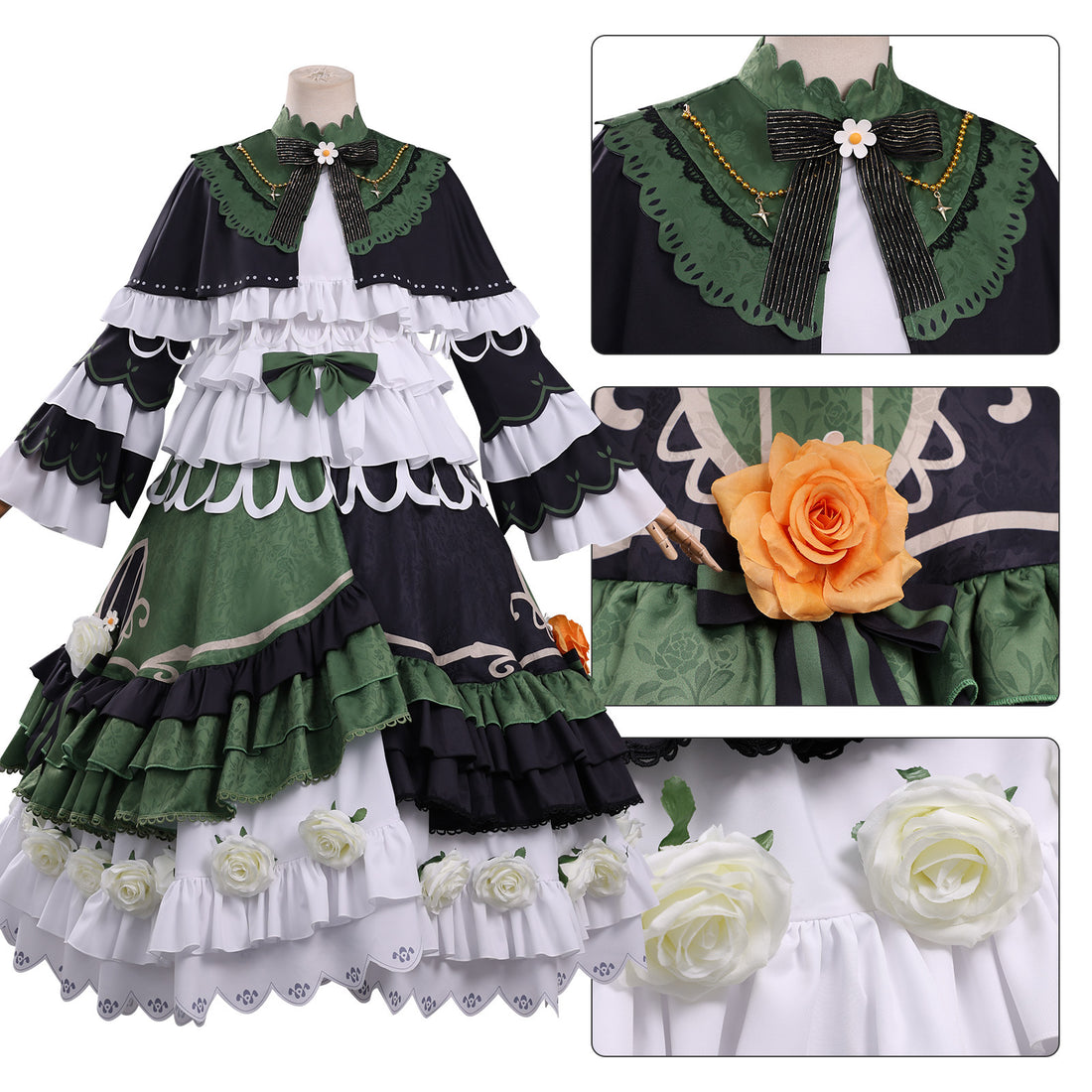 Magical Girl Witch Trials Toono Hanna Royal Dress Cosplay Costumes
